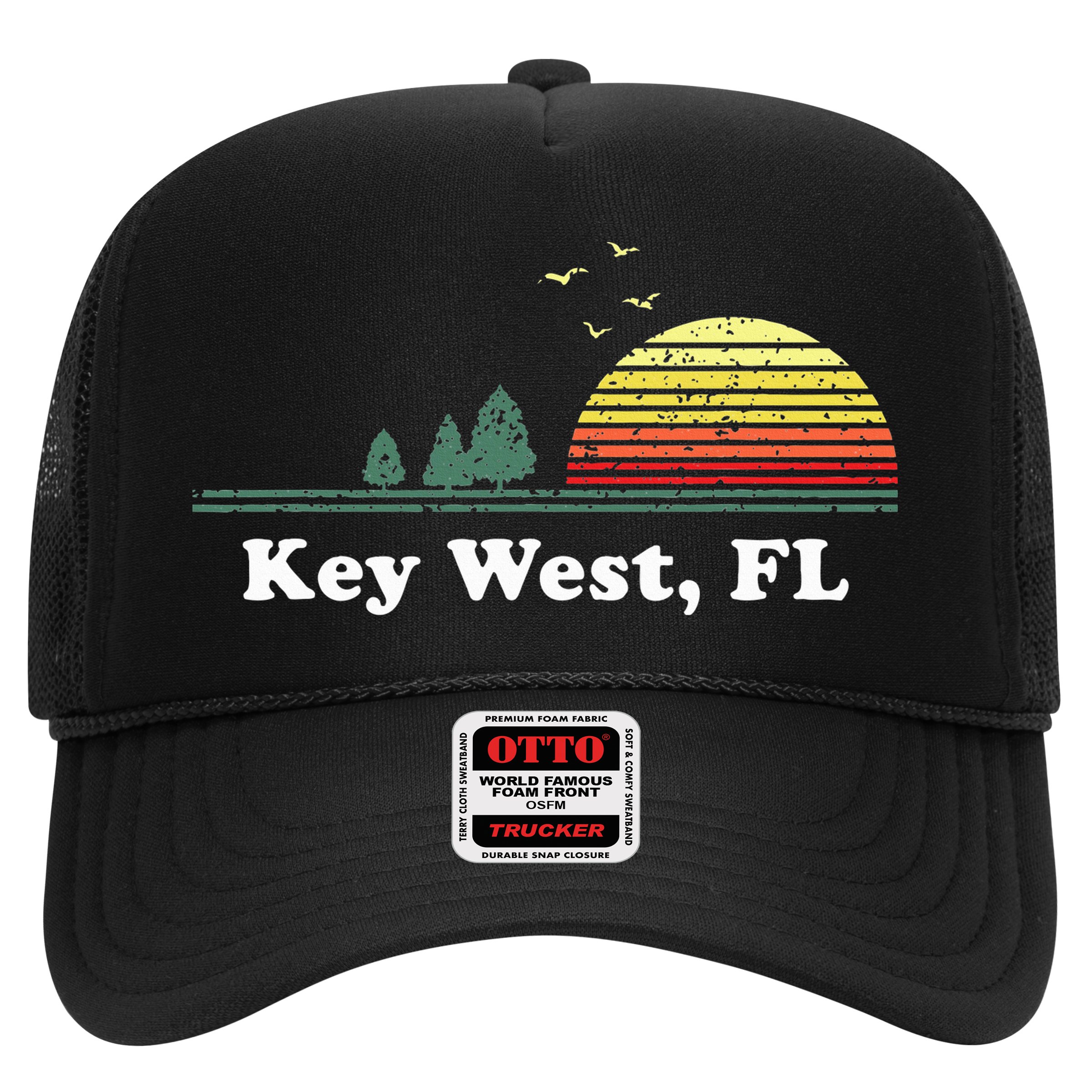 Key West Florida Home Souvenir Print Hat