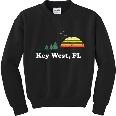 Key West Florida Home Souvenir Print Kids Sweatshirt