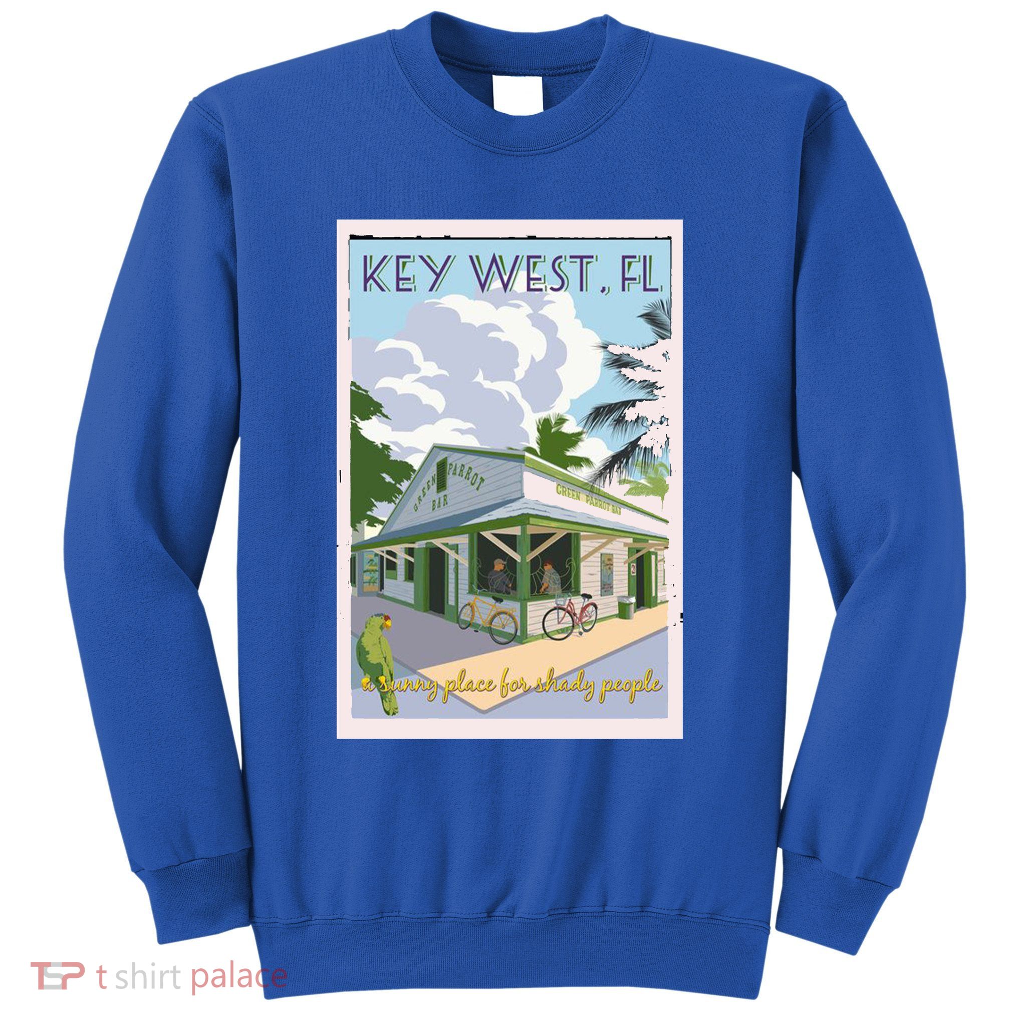 Key West Florida Vintage Travel Poster Sweatshirt
