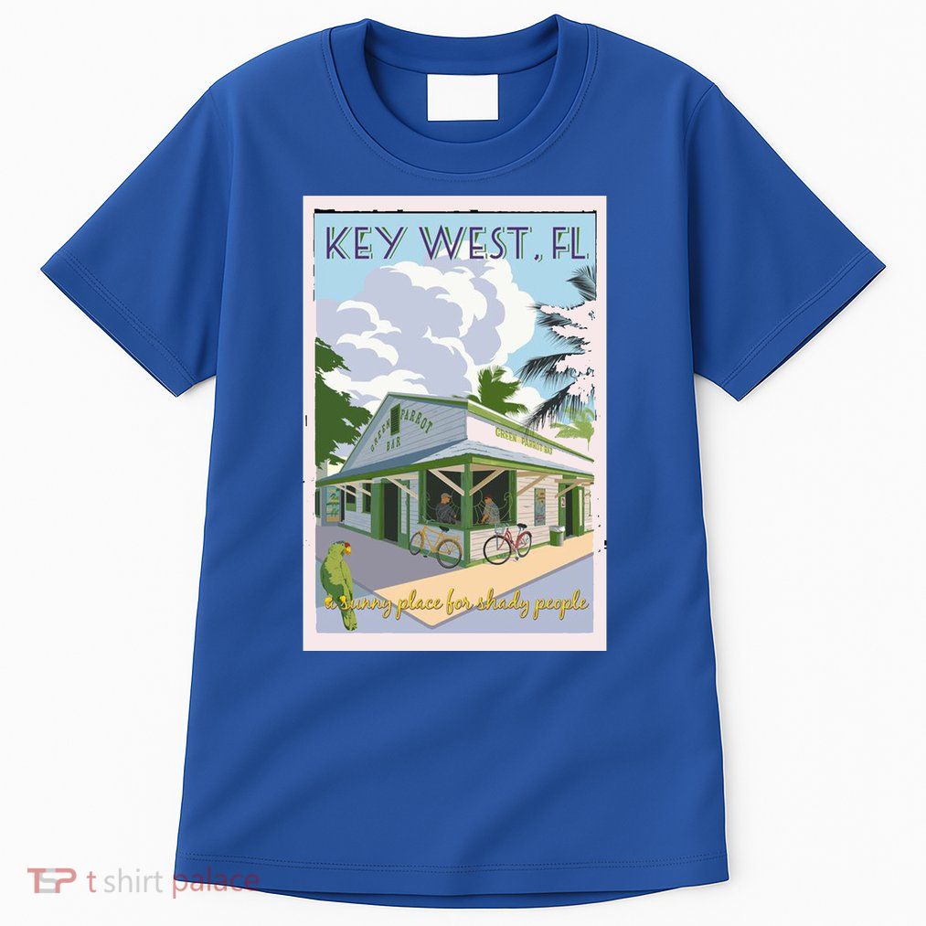 Key West Florida Vintage Travel Poster Tall T-Shirt