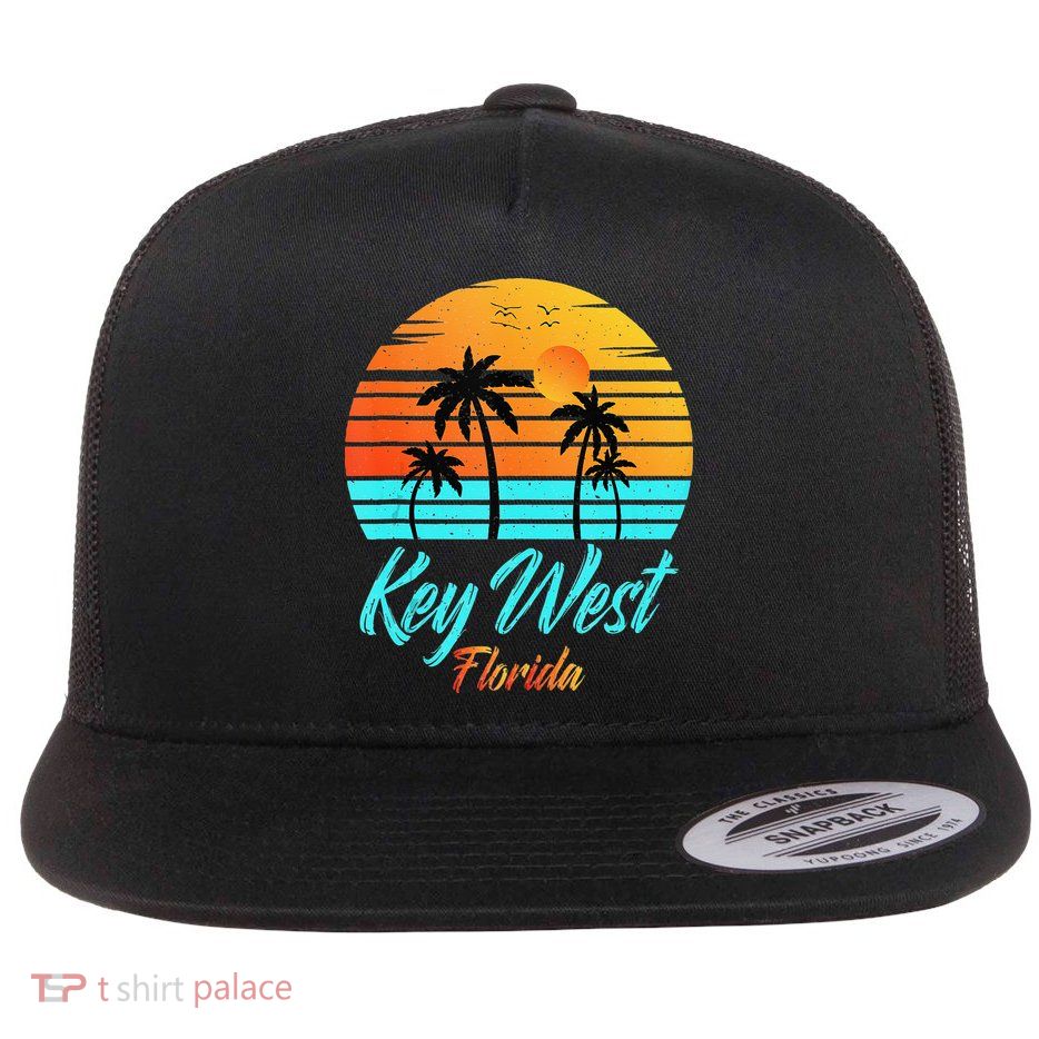 Key West Florida Travel Vacation Getaway Cruise Flatbill Hat