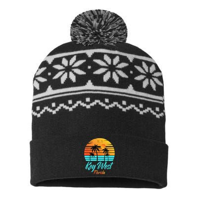 Key West Florida Travel Vacation Getaway Cruise USA-Made Snowflake Beanie