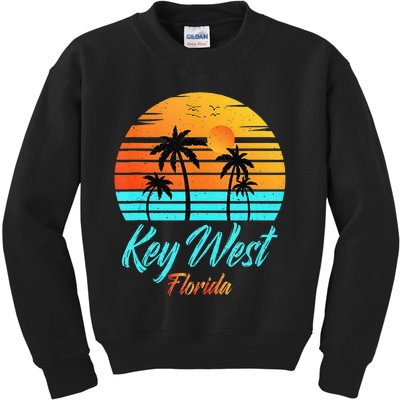 Key West Florida Travel Vacation Getaway Cruise Kids Sweatshirt