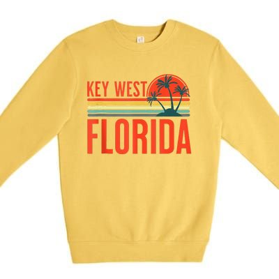 Key West Florida Beach Summer Vacation Tank Top Premium Crewneck Sweatshirt