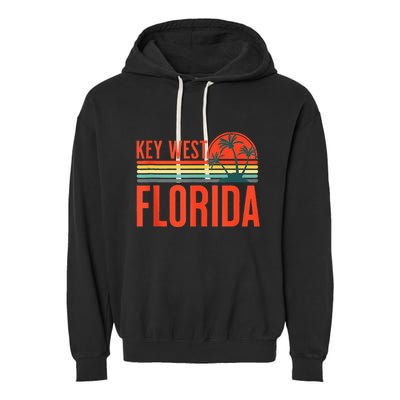 Key West Florida Beach Summer Vacation Tank Top Garment-Dyed Fleece Hoodie