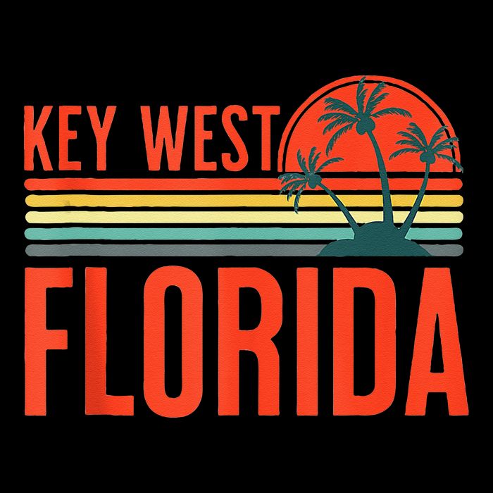 Key West Florida Beach Summer Vacation Tank Top Drawstring Bag