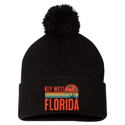 Key West Florida Beach Summer Vacation Tank Top Pom Pom 12in Knit Beanie