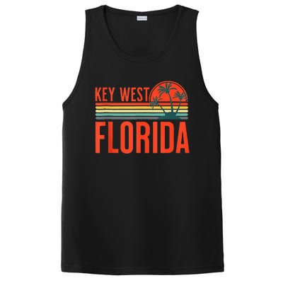 Key West Florida Beach Summer Vacation Tank Top PosiCharge Competitor Tank