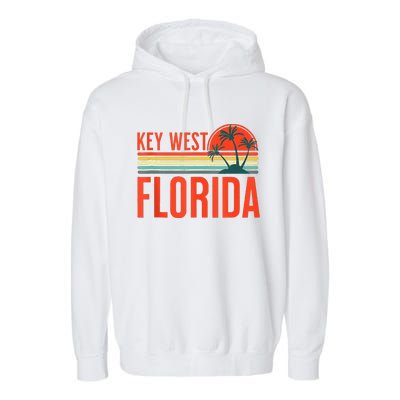 Key West Florida Beach Summer Vacation Tank Top Garment-Dyed Fleece Hoodie