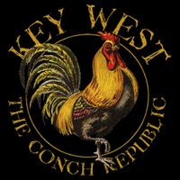 Key West Florida Vintage Rooster Design Souvenir Bucket Hat