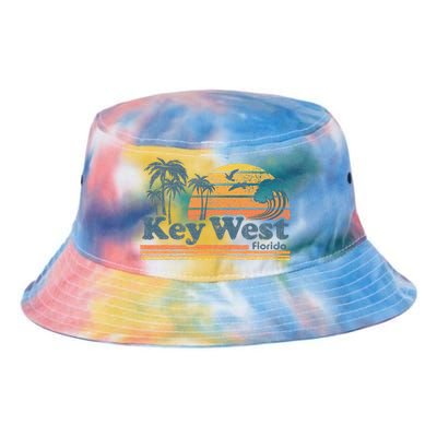 Key West Florida Beach Vintage Spring Break Vacation Retro Tie Dye Newport Bucket Hat