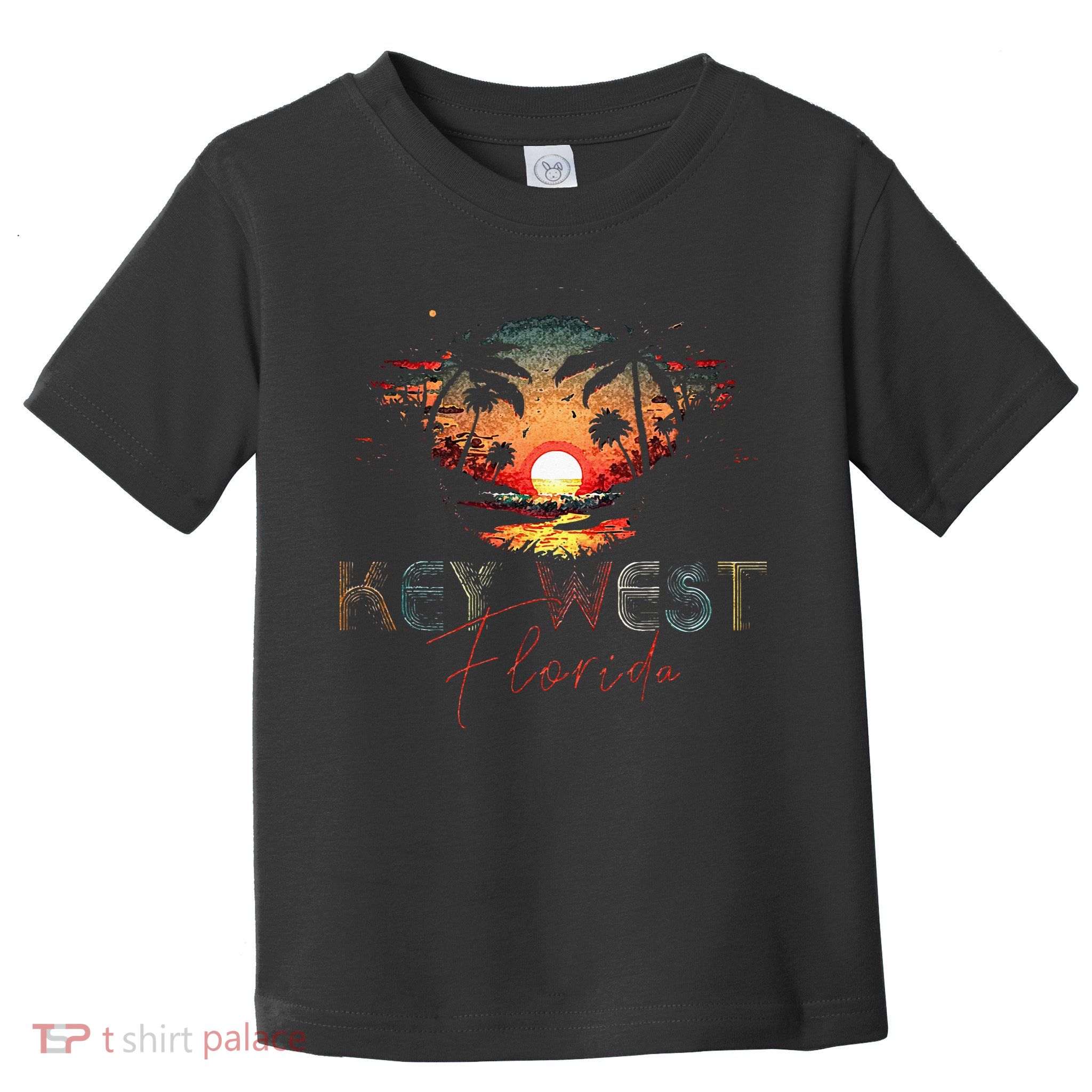 KEY WEST Florida Vintage Retro Sunset Beach Men Women Gifts Toddler T-Shirt