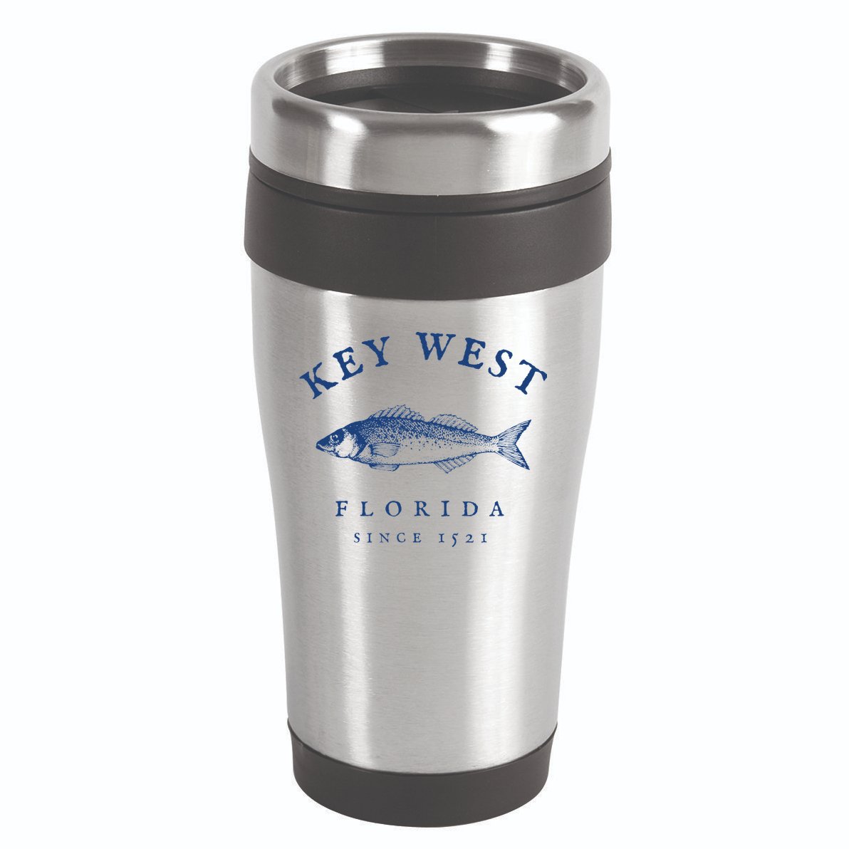 Key West Florida Vintage Fishing 16oz Travel Tumbler