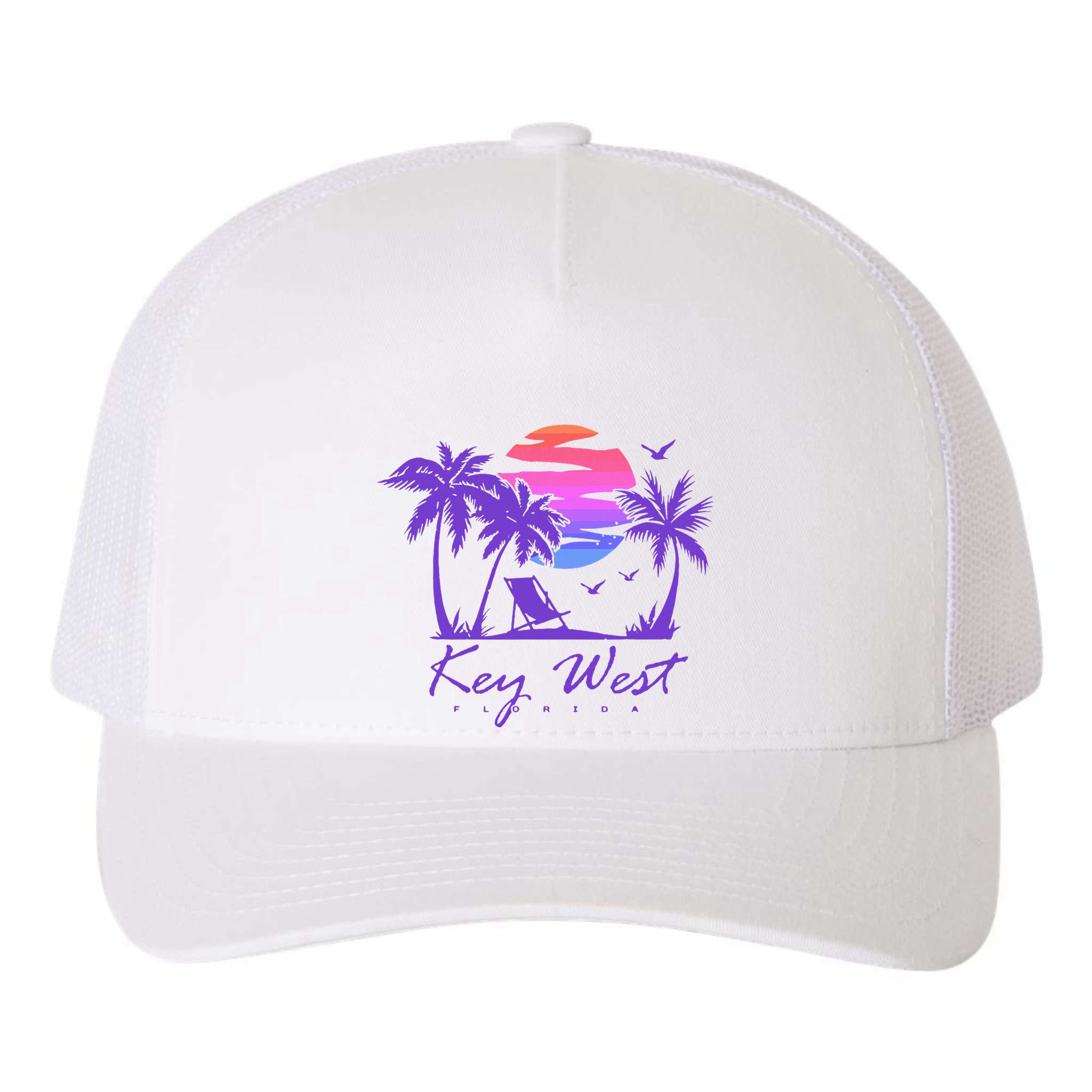 Key West Florida Spring Break Vacation Yupoong Adult 5-Panel Trucker Hat