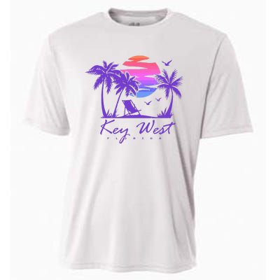 Key West Florida Spring Break Vacation Cooling Performance Crew T-Shirt