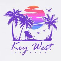 Key West Florida Spring Break Vacation Cooling Performance Crew T-Shirt