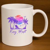 Key West Florida Spring Break Vacation 11oz C Handle Ceramic Mug