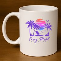 Key West Florida Spring Break Vacation 11oz C Handle Ceramic Mug