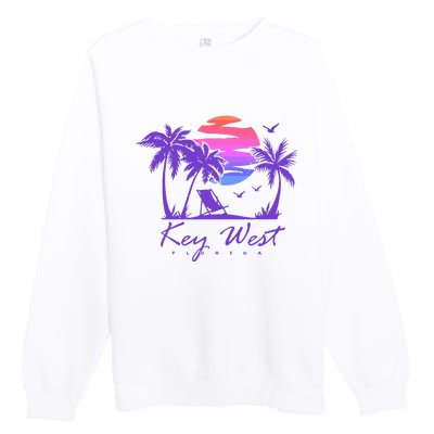 Key West Florida Spring Break Vacation Premium Crewneck Sweatshirt