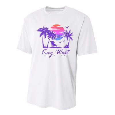 Key West Florida Spring Break Vacation Performance Sprint T-Shirt