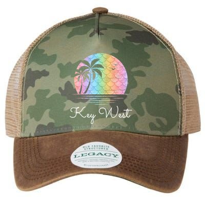 Key West Florida Vacation Beach Mermaid Family Matching Legacy Tie Dye Trucker Hat