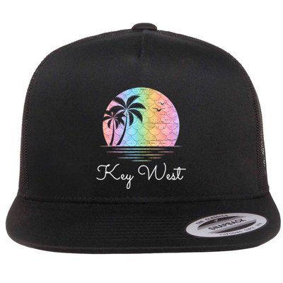 Key West Florida Vacation Beach Mermaid Family Matching Flatbill Hat