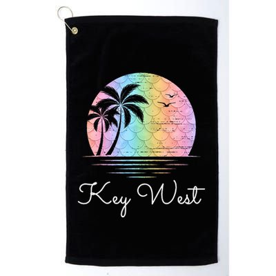 Key West Florida Vacation Beach Mermaid Family Matching Golf Towel