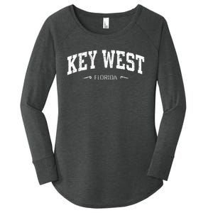 Key West Florida Fan Merchandise Souvenir Women's Perfect Tri Tunic Long Sleeve Shirt