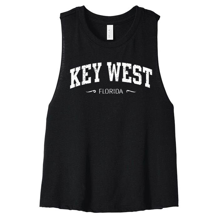 Key West Florida Fan Merchandise Souvenir Women's Racerback Cropped Tank