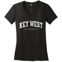 Key West Florida Fan Merchandise Souvenir Women's V-Neck T-Shirt