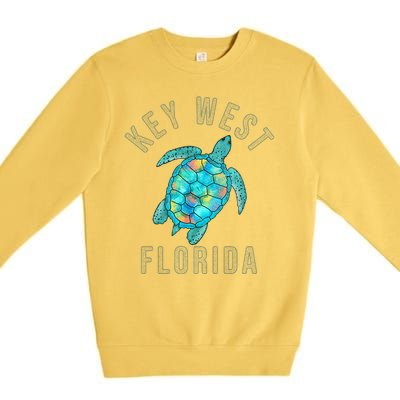 Key West Florida Sea Turtle Premium Crewneck Sweatshirt