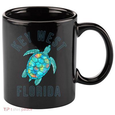 Key West Florida Sea Turtle 11oz C Handle Ceramic Mug