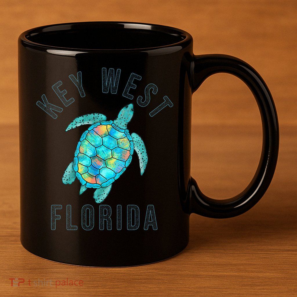 Key West Florida Sea Turtle 11oz C Handle Ceramic Mug