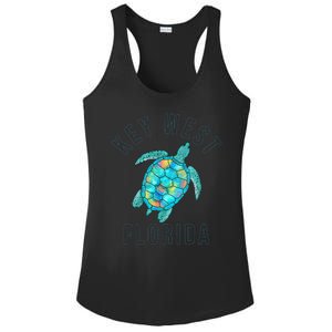 Key West Florida Sea Turtle Ladies PosiCharge Competitor Racerback Tank