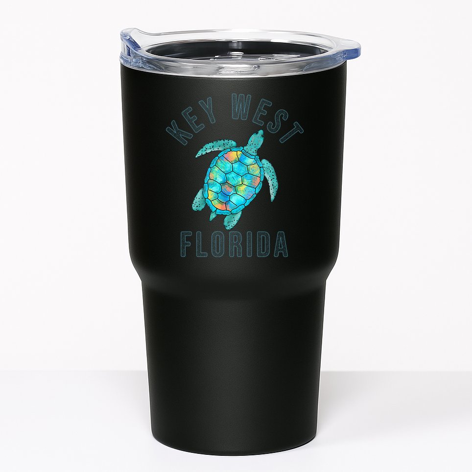Key West Florida Sea Turtle Tumbler