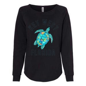 Key West Florida Sea Turtle Womens California Wash Sweatshirt