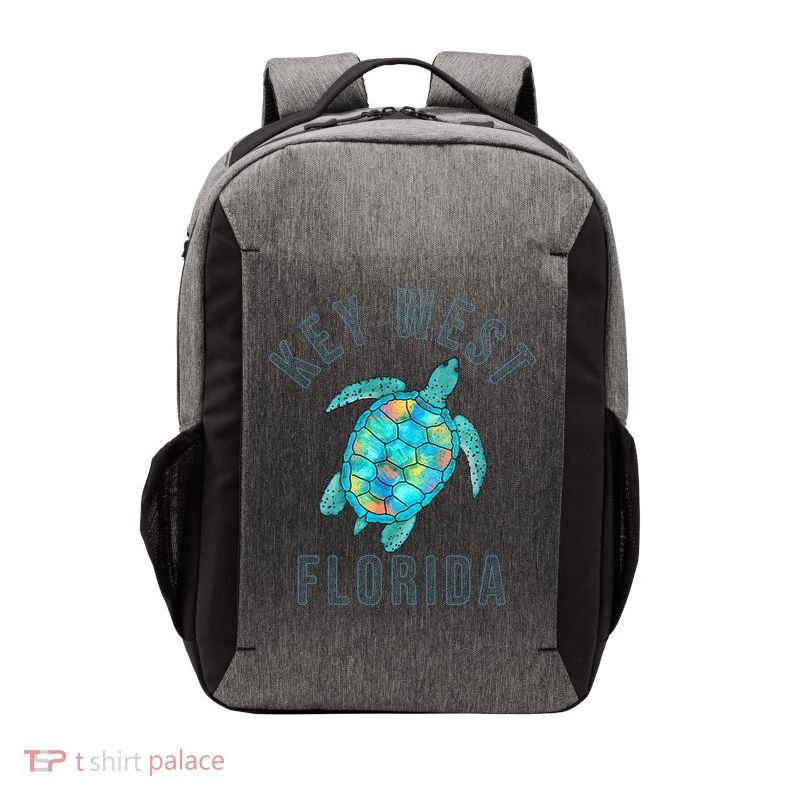 Key West Florida Sea Turtle Vector Backpack