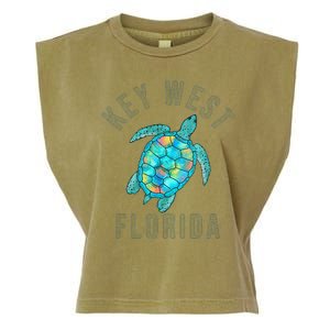 Key West Florida Sea Turtle Garment-Dyed Women's Muscle Tee