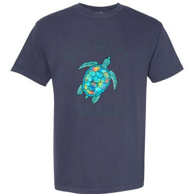 Key West Florida Sea Turtle Garment-Dyed Heavyweight T-Shirt