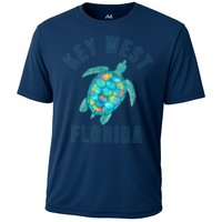 Key West Florida Sea Turtle Cooling Performance Crew T-Shirt