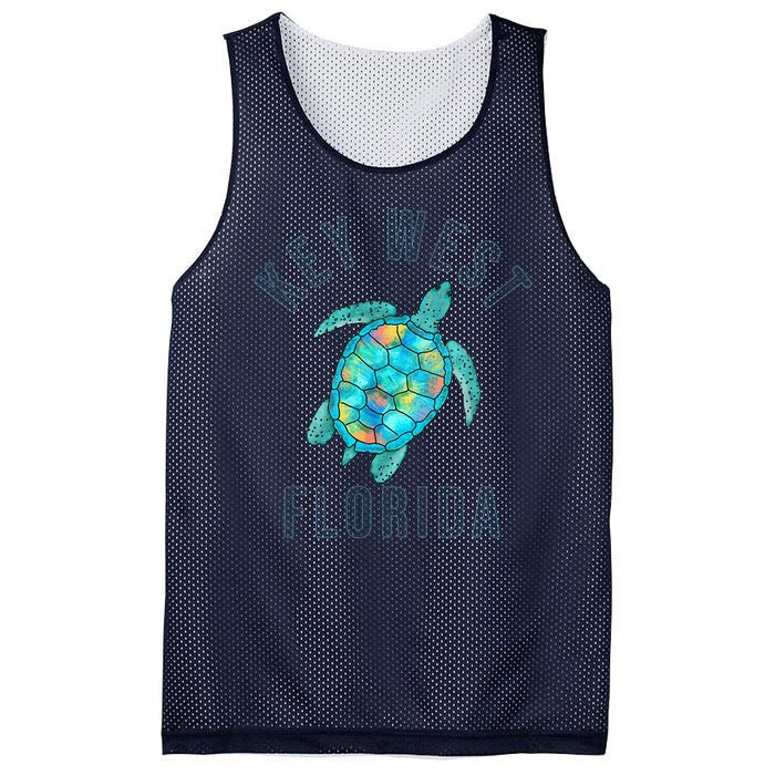 Key West Florida Sea Turtle Mesh Reversible Basketball Jersey Tank