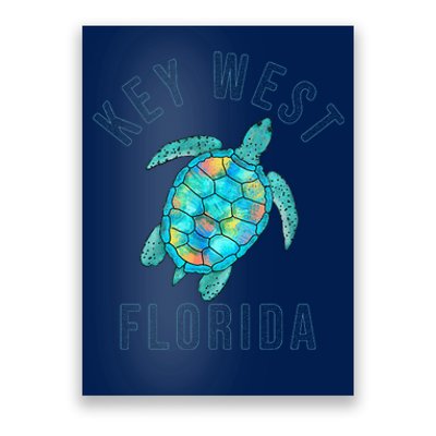 Key West Florida Sea Turtle Poster