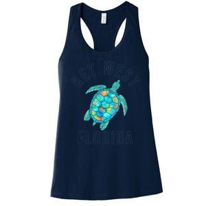 Key West Florida Sea Turtle Women's Racerback Tank