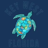 Key West Florida Sea Turtle Baby Bodysuit