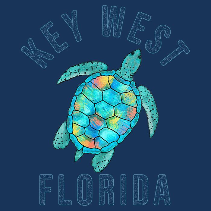 Key West Florida Sea Turtle Baby Bodysuit