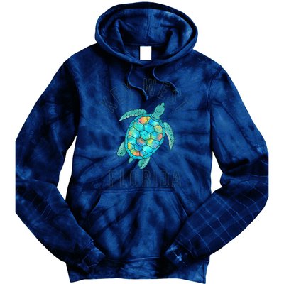 Key West Florida Sea Turtle Tie Dye Hoodie