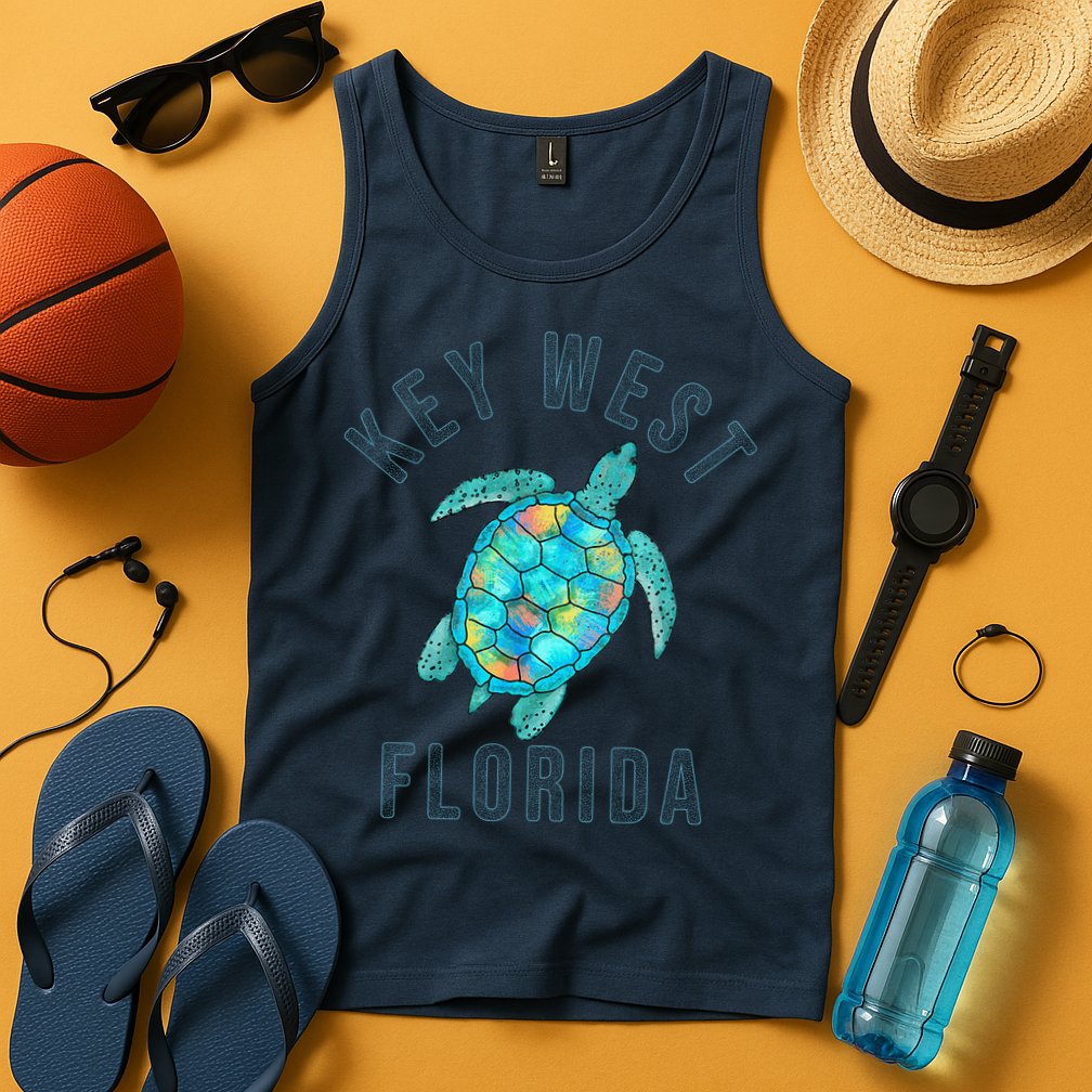 Key West Florida Sea Turtle Tank Top