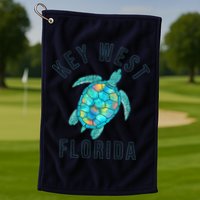 Key West Florida Sea Turtle Golf Towel