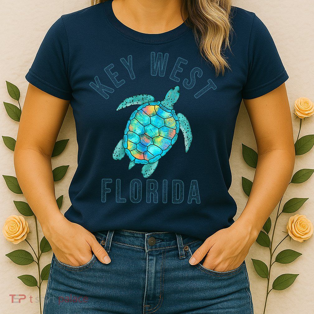 Key West Florida Sea Turtle Womens T-Shirt
