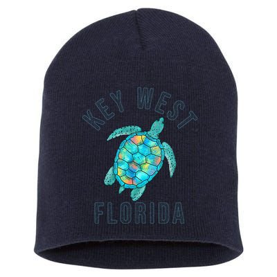 Key West Florida Sea Turtle Short Acrylic Beanie